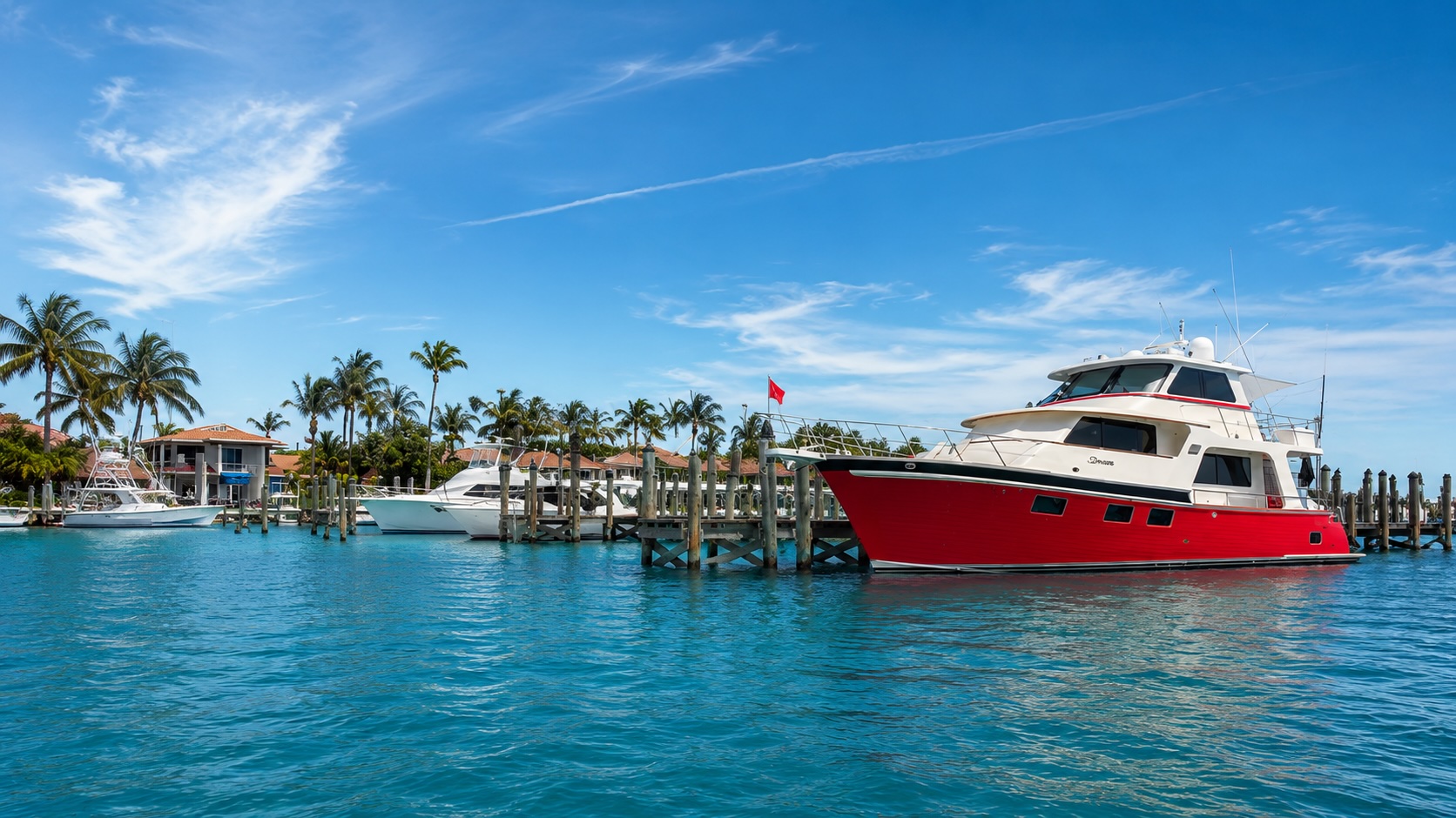 Yacht owner reviewing vessel inspections and maintenance progress